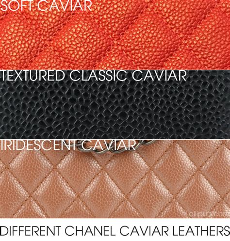 chanel velvet calfskin|caviar leather vs calfskin.